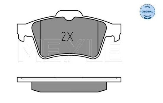 Kit de plaquettes de frein, frein à disque MEYLE-ORIGINAL Quality 025 234 8216, Image 2