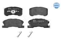 Kit de plaquettes de frein, frein à disque MEYLE-ORIGINAL Quality 025 234 9714/W