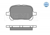 Kit de plaquettes de frein, frein à disque MEYLE-ORIGINAL Quality 025 235 1317