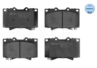 Kit de plaquettes de frein, frein à disque MEYLE-ORIGINAL Quality 025 235 2415/W