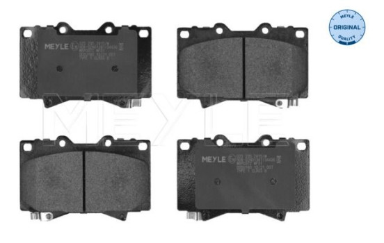 Kit de plaquettes de frein, frein à disque MEYLE-ORIGINAL Quality 025 235 2415/W