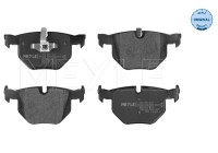 Kit de plaquettes de frein, frein à disque MEYLE-ORIGINAL Quality 025 235 5017