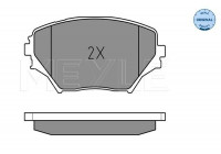 Kit de plaquettes de frein, frein à disque MEYLE-ORIGINAL Quality 025 235 8517