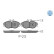 Kit de plaquettes de frein, frein à disque MEYLE-ORIGINAL Quality 025 236 0219/W