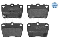 Kit de plaquettes de frein, frein à disque MEYLE-ORIGINAL Quality 025 236 5614/W