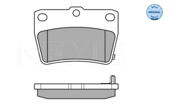 Kit de plaquettes de frein, frein à disque MEYLE-ORIGINAL Quality 025 236 5614/W, Image 4