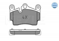 Kit de plaquettes de frein, frein à disque MEYLE-ORIGINAL Quality 025 236 9417