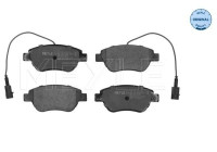 Kit de plaquettes de frein, frein à disque MEYLE-ORIGINAL Quality 025 237 0617/W