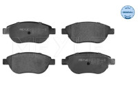 Kit de plaquettes de frein, frein à disque MEYLE-ORIGINAL Quality 025 237 0819