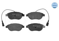 Kit de plaquettes de frein, frein à disque MEYLE-ORIGINAL Quality 025 237 0918/W