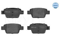 Kit de plaquettes de frein, frein à disque MEYLE-ORIGINAL Quality 025 237 1415