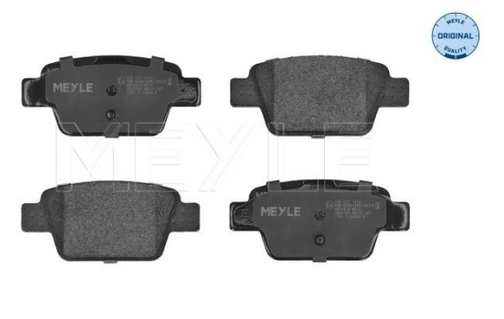 Kit de plaquettes de frein, frein à disque MEYLE-ORIGINAL Quality 025 237 1415