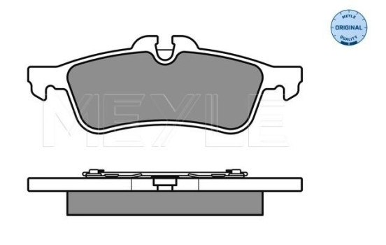 Kit de plaquettes de frein, frein à disque MEYLE-ORIGINAL Quality 025 237 1616, Image 2