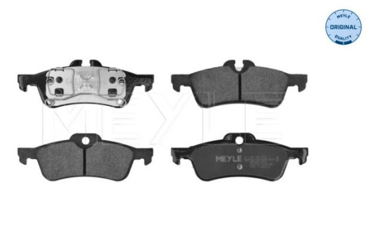 Kit de plaquettes de frein, frein à disque MEYLE-ORIGINAL Quality 025 237 1616, Image 3