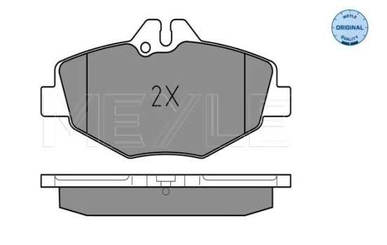 Kit de plaquettes de frein, frein à disque MEYLE-ORIGINAL Quality 025 237 4320