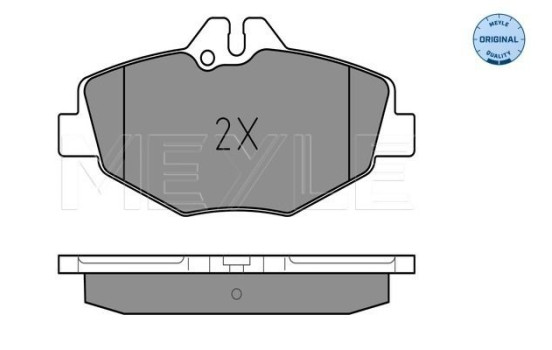 Kit de plaquettes de frein, frein à disque MEYLE-ORIGINAL Quality 025 237 4320, Image 2