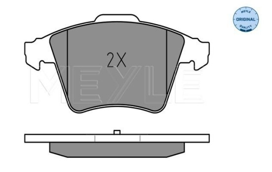 Kit de plaquettes de frein, frein à disque MEYLE-ORIGINAL Quality 025 237 4618/W, Image 2