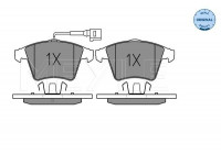 Kit de plaquettes de frein, frein à disque MEYLE-ORIGINAL Quality 025 237 4619/W