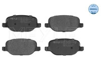 Kit de plaquettes de frein, frein à disque MEYLE-ORIGINAL Quality 025 237 6017