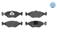 Kit de plaquettes de frein, frein à disque MEYLE-ORIGINAL Quality 025 237 7518