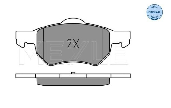 Kit de plaquettes de frein, frein à disque MEYLE-ORIGINAL Quality 025 238 0718, Image 2