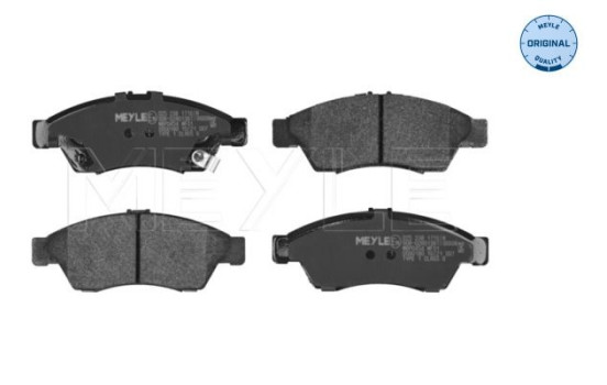 Kit de plaquettes de frein, frein à disque MEYLE-ORIGINAL Quality 025 238 1716/W