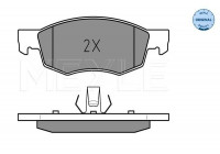 Kit de plaquettes de frein, frein à disque MEYLE-ORIGINAL Quality 025 238 4218