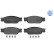 Kit de plaquettes de frein, frein à disque MEYLE-ORIGINAL Quality 025 239 0818, Vignette 2