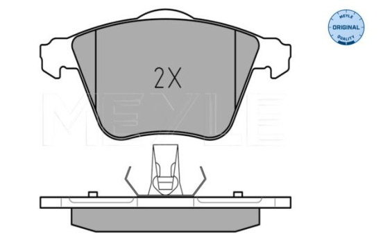 Kit de plaquettes de frein, frein à disque MEYLE-ORIGINAL Quality 025 239 1218, Image 2