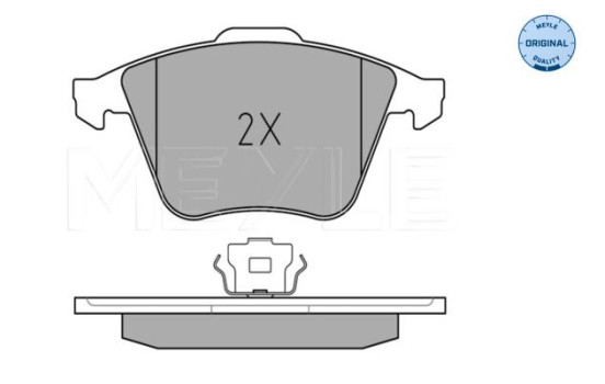 Kit de plaquettes de frein, frein à disque MEYLE-ORIGINAL Quality 025 239 1218, Image 3