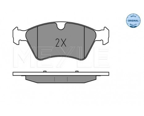 Kit de plaquettes de frein, frein à disque MEYLE-ORIGINAL Quality 025 239 2221, Image 2