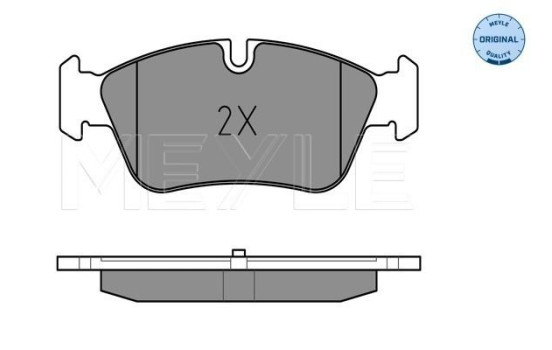 Kit de plaquettes de frein, frein à disque MEYLE-ORIGINAL Quality 025 239 3517, Image 2