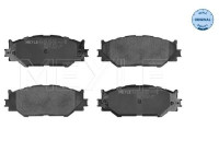 Kit de plaquettes de frein, frein à disque MEYLE-ORIGINAL Quality 025 239 8317
