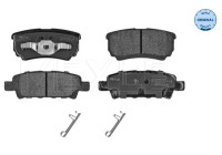 Kit de plaquettes de frein, frein à disque MEYLE-ORIGINAL Quality 025 240 1416/W