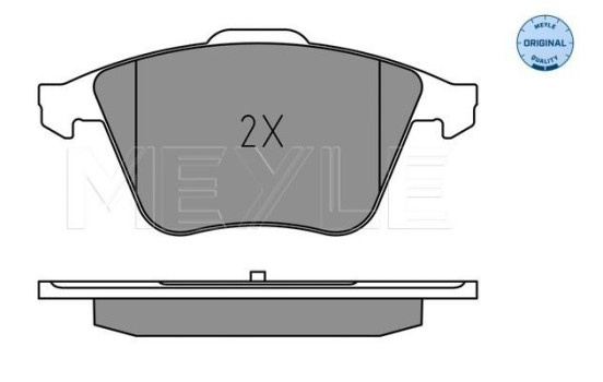 Kit de plaquettes de frein, frein à disque MEYLE-ORIGINAL Quality 025 240 2120, Image 2