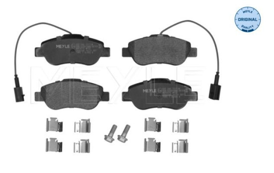 Kit de plaquettes de frein, frein à disque MEYLE-ORIGINAL Quality 025 240 7217/W, Image 3