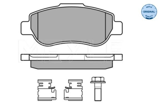 Kit de plaquettes de frein, frein à disque MEYLE-ORIGINAL Quality 025 240 7217/W