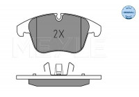 Kit de plaquettes de frein, frein à disque MEYLE-ORIGINAL Quality 025 240 8418