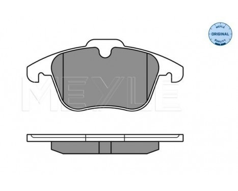 Kit de plaquettes de frein, frein à disque MEYLE-ORIGINAL Quality 025 241 2319