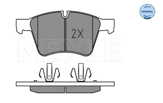 Kit de plaquettes de frein, frein à disque MEYLE-ORIGINAL Quality 025 241 5120