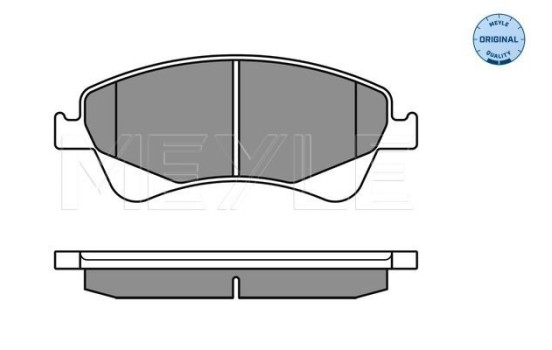 Kit de plaquettes de frein, frein à disque MEYLE-ORIGINAL Quality 025 242 0419/W