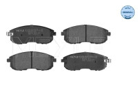 Kit de plaquettes de frein, frein à disque MEYLE-ORIGINAL Quality 025 242 8016/W