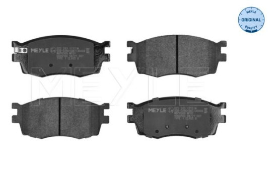 Kit de plaquettes de frein, frein à disque MEYLE-ORIGINAL Quality 025 243 1717/W, Image 4