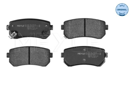 Kit de plaquettes de frein, frein à disque MEYLE-ORIGINAL Quality 025 243 2015/W, Image 3