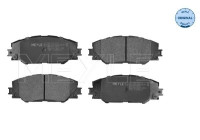 Kit de plaquettes de frein, frein à disque MEYLE-ORIGINAL Quality 025 243 3717