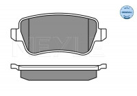 Kit de plaquettes de frein, frein à disque MEYLE-ORIGINAL Quality 025 243 4817