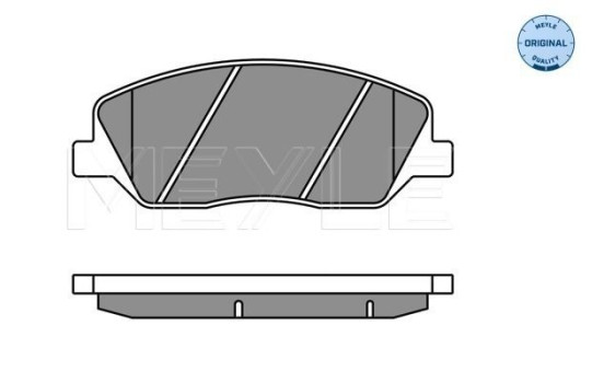 Kit de plaquettes de frein, frein à disque MEYLE-ORIGINAL Quality 025 243 5117/W
