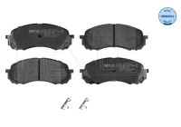 Kit de plaquettes de frein, frein à disque MEYLE-ORIGINAL Quality 025 243 7217/W