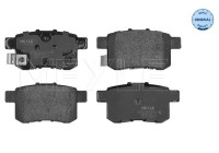Kit de plaquettes de frein, frein à disque MEYLE-ORIGINAL Quality 025 244 3514/W
