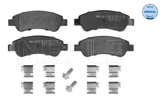 Kit de plaquettes de frein, frein à disque MEYLE-ORIGINAL Quality 025 244 6519, Image 2